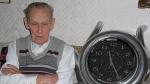 Aimo Vahvelainen kotonaan Lappeenrannassa joulukuussa 2009.