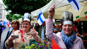 Viisufaneja Düsseldorfissa