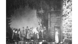 Pohjan neiti -ooppera oopperajuhlilla vuonna 1914.