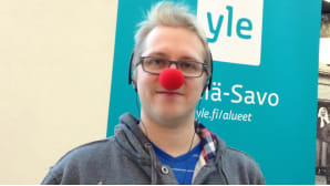 Timo Ikonen punainen nenä päässään