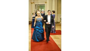 Yrittäjä Teemu Nikkanen ja Johanna Olasmaa.