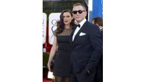 Daniel Craig ja Rachel Weisz saapuivat yhdessä Golden Globe -palkintojen jakotilaisuuteen.
