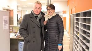 Arto Nyberg ja Anna-Liisa Tilus.