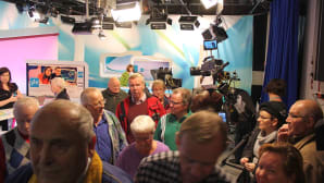 Yle Keski-Suomen ja Suoran linjan tv-studio.