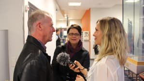 Elina Kinos haastattelee avoimien ovien vieraita.