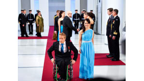 Pyörätuolikelaaja Leo-Pekka Tähti ja Sandra Ojalill