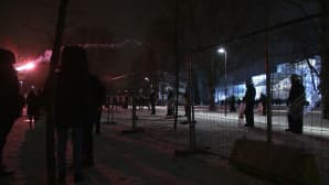 Raketti ammutaan Tamperetalon pihalle