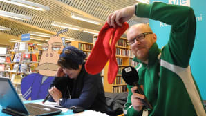 Meteorologi Matti Huutonen käytti näitä sukkia aikoinaan television sääohjelmissa.
