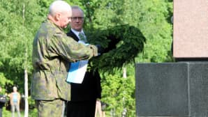 Seppeleenlasku Lappeenrannan sankarihautausmaalla