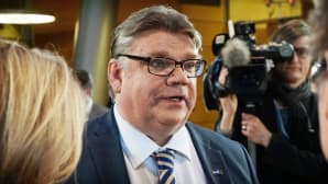 Timo Soini haastattelussa.