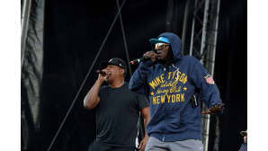 Public Enemy -yhtye esiintyi Ruisrockissa Turussa perjantaina 3. heinäkuuta 2015.
