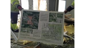 Uuden Tesoman keskuksen luonnoskuvia