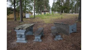 kaatuneita penkkejä.