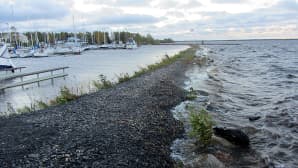Myrsky Kemin sisäsatamassa