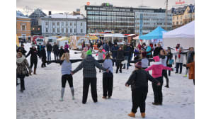 Nenäpäivä Turun kauppatorilla