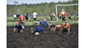 Suopotkupallon MM-kisat Hyrynsalmella 15. heinäkuuta.