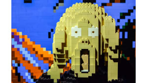 Nathan Sawaya, Art of the Brick, lego, Edvard Munch, Huuto