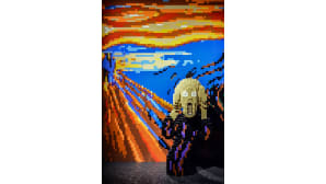 Nathan Sawaya, Art of the Brick, lego, Edvard Munch, Huuto