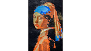 Nathan Sawaya, Art of the Brick, lego, Johannes Vermeer, Tyttö ja helmikorvakoru