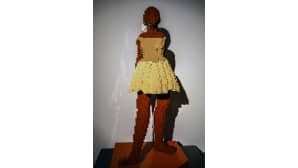 Nathan Sawaya, Art of the Brick, lego, Edgar Degas, balettitanssija