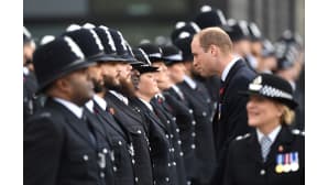 Prinssi William vieraili poliisien paraatissa Lontoon Hendonissa 3. marraskuuta.