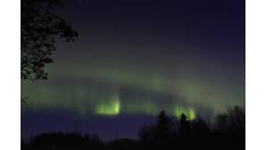 Revontulia Perttelissä Salossa.