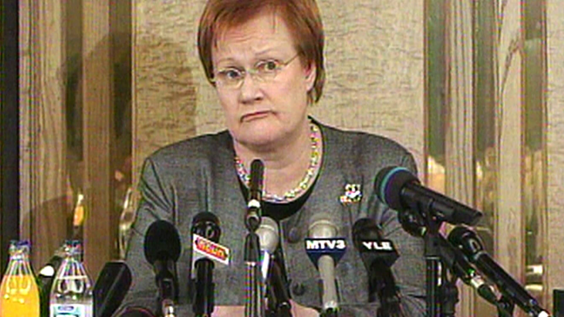 Tarja Halonen Har Valts Till President Yle Areena