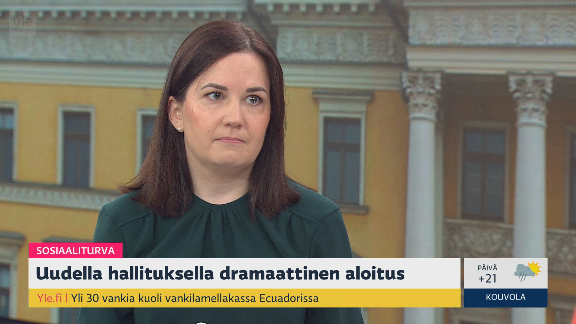 Vieraana Sosiaaliturvaministeri Sanni Grahn Laasonen