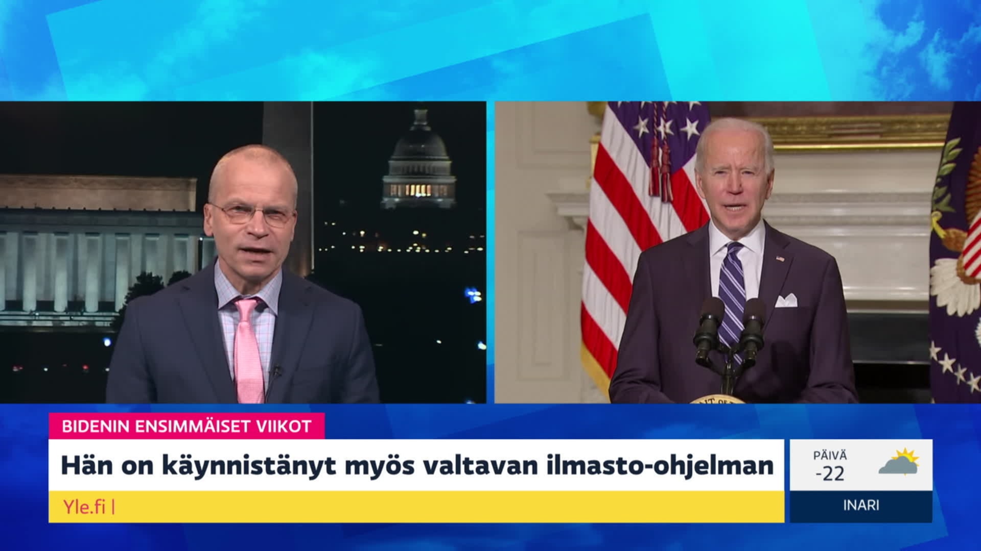 Mitä Biden on saanut parissa viikossa aikaan Ylen aamun klipit 2020