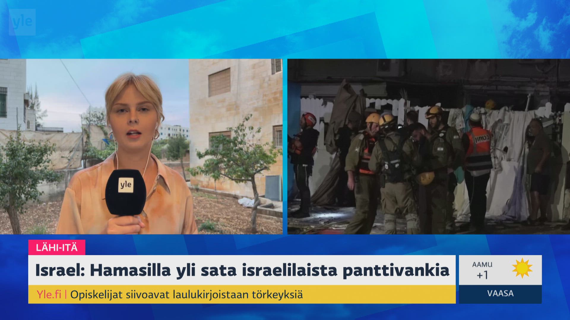 Hamas pitää sieppaamiaan ihmisiä Gazassa Mukana on vanhuksia ja