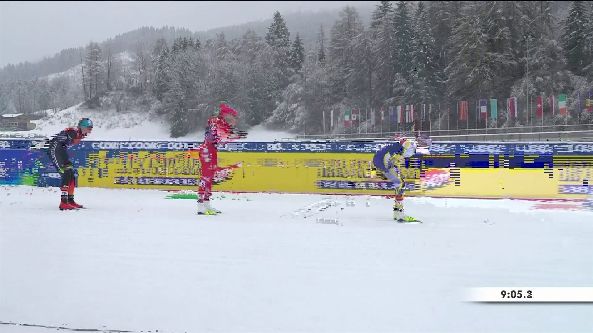 Tour de ski N 15 km p yhteislähtö Val di Fiemme Hiihdon