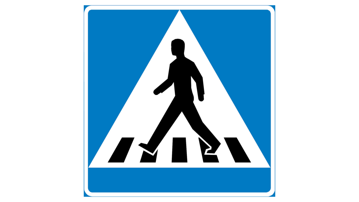 Пешеходные переходы знак Финляндия