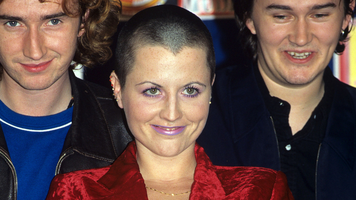 The Cranberriesin laulaja Dolores O'Riordan MTV:n gaalassa vuonna 1995.