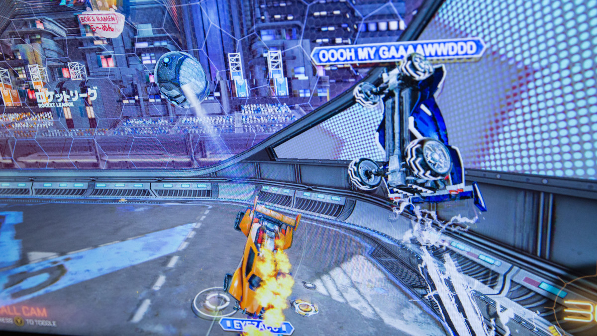 Screenhsot rocket league-pelistä.