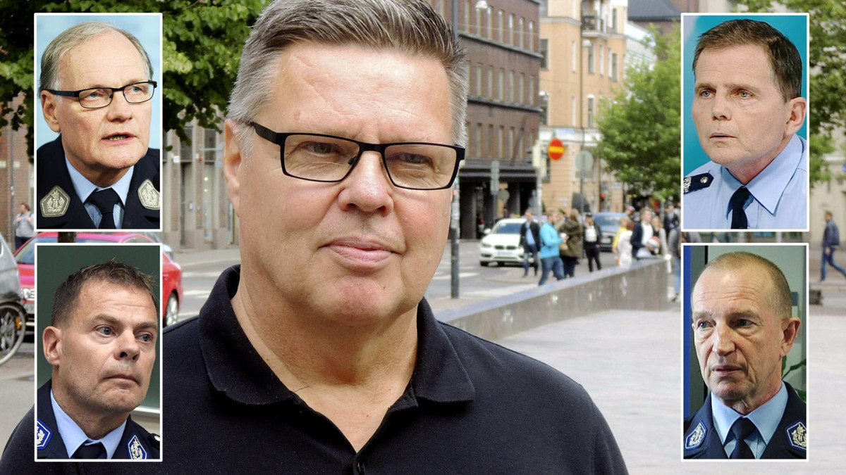 Kuvakooste syytetyistä poliiseista