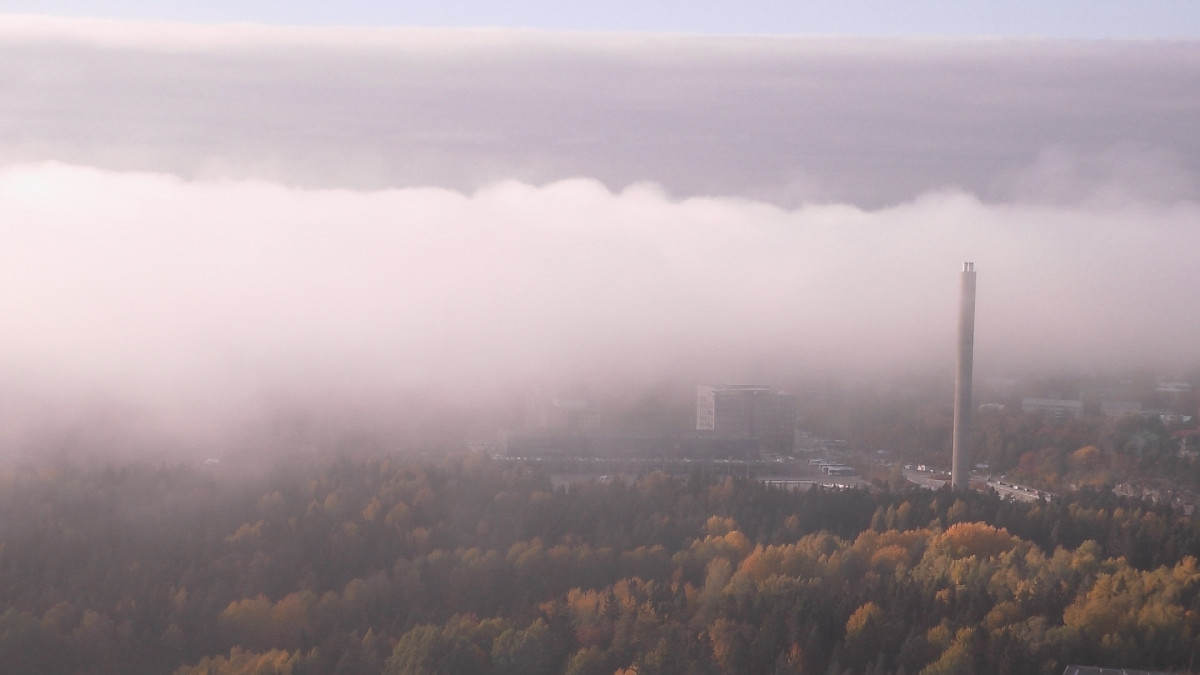 Merisumu Helsingin yllä 11.10.2018