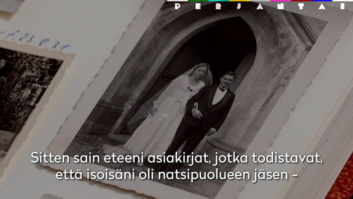Katarina Baerin isovanhempien hääkuva.
