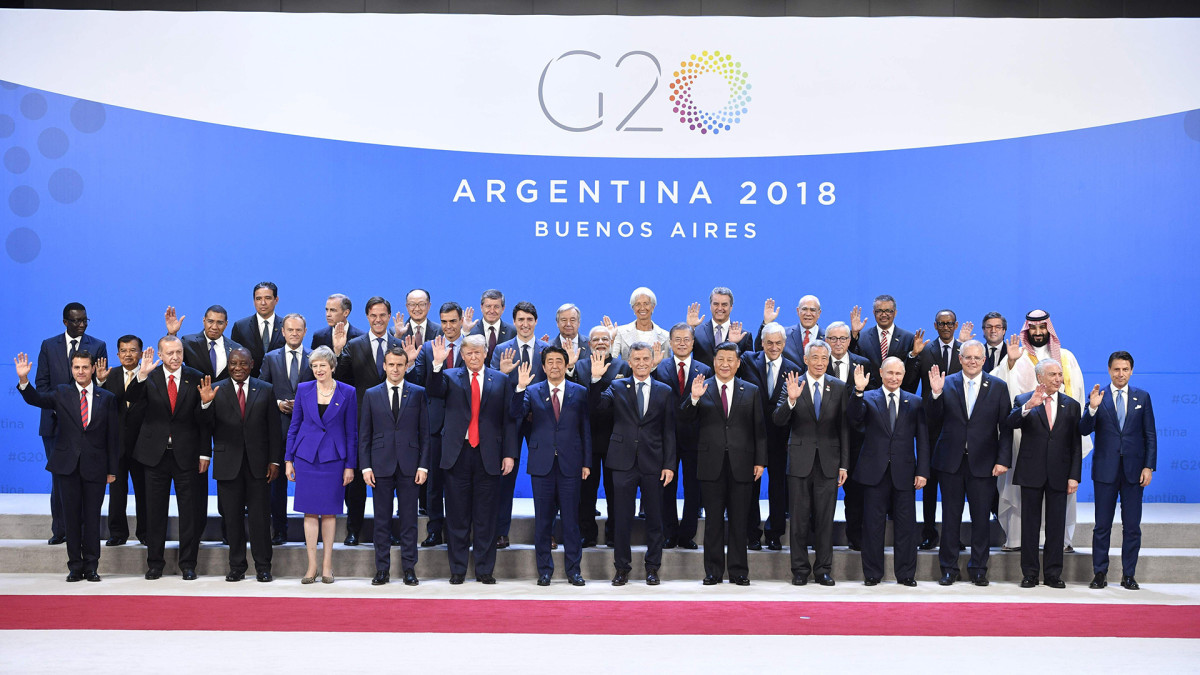 G20- kokouksen perhepotretti