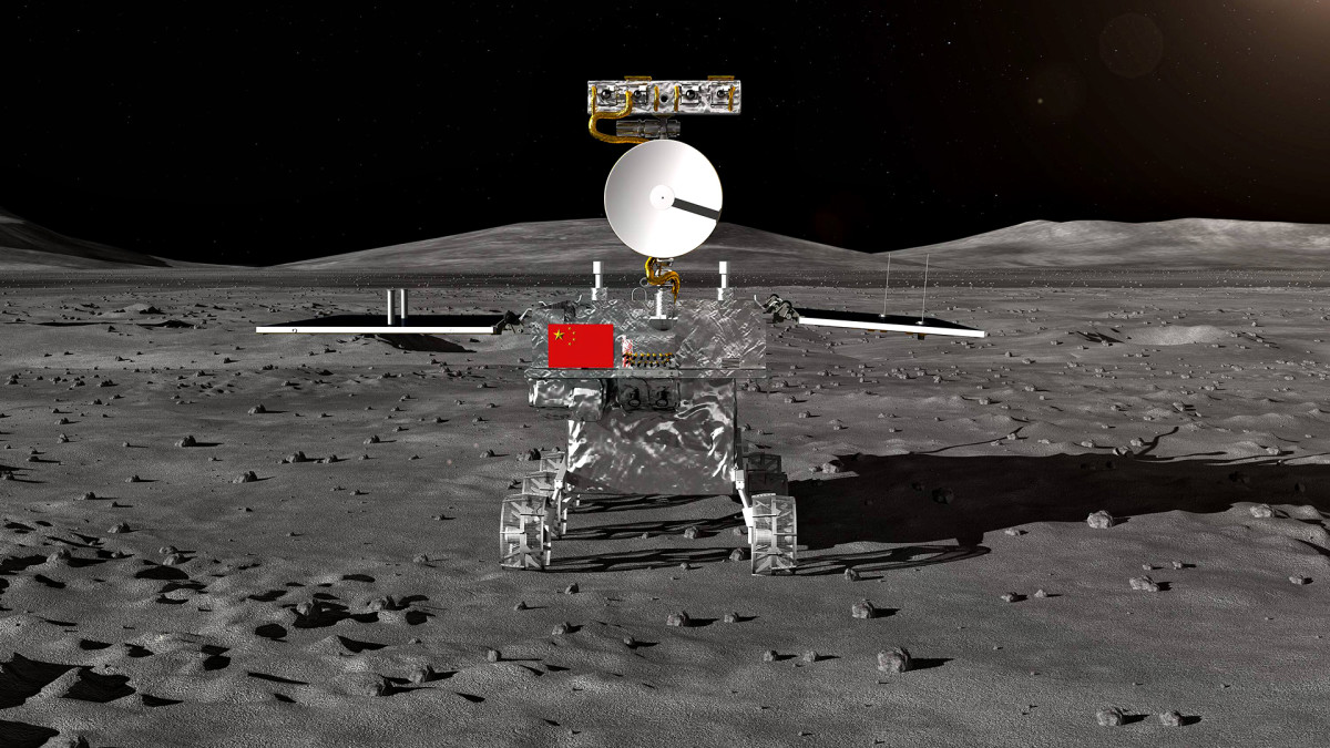 Kiinan valmistama tutkimusalus Chang'e-4.