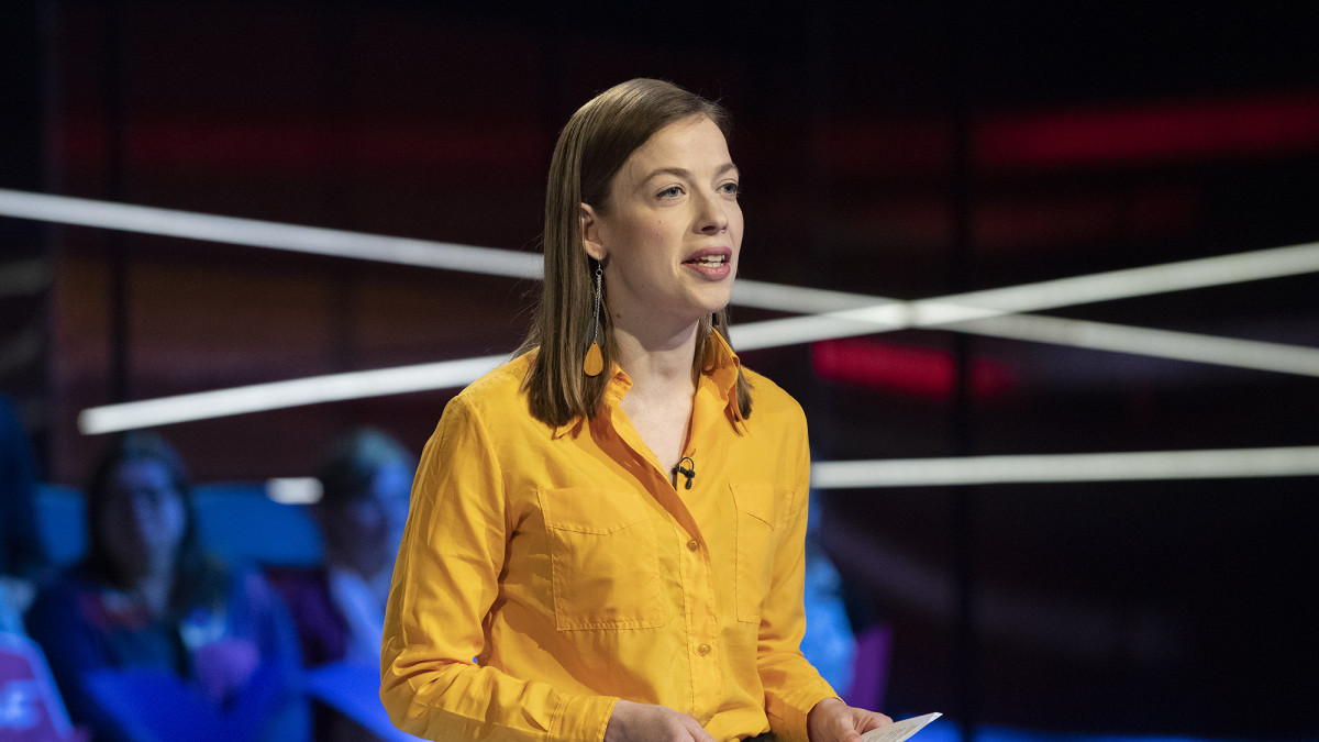 Li Andersson Ylen Vaalitentti 27.03.2019. Studio 2 Yleisradio. Eduskuntavaalit 2019