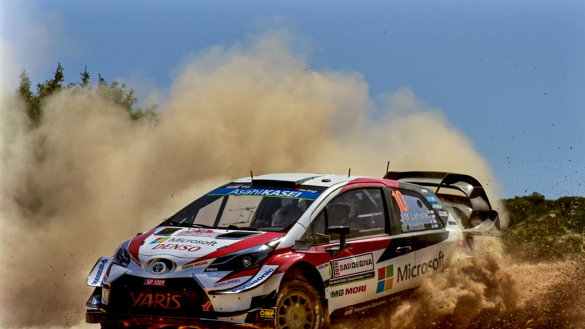Jari-Matti Latvala Sardinian MM-rallissa 2019.
