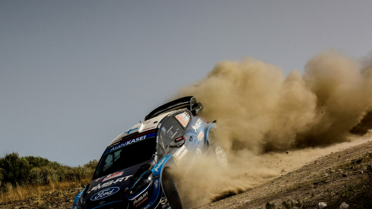 Teemu Suninen Sardinian MM-rallissa 2019.