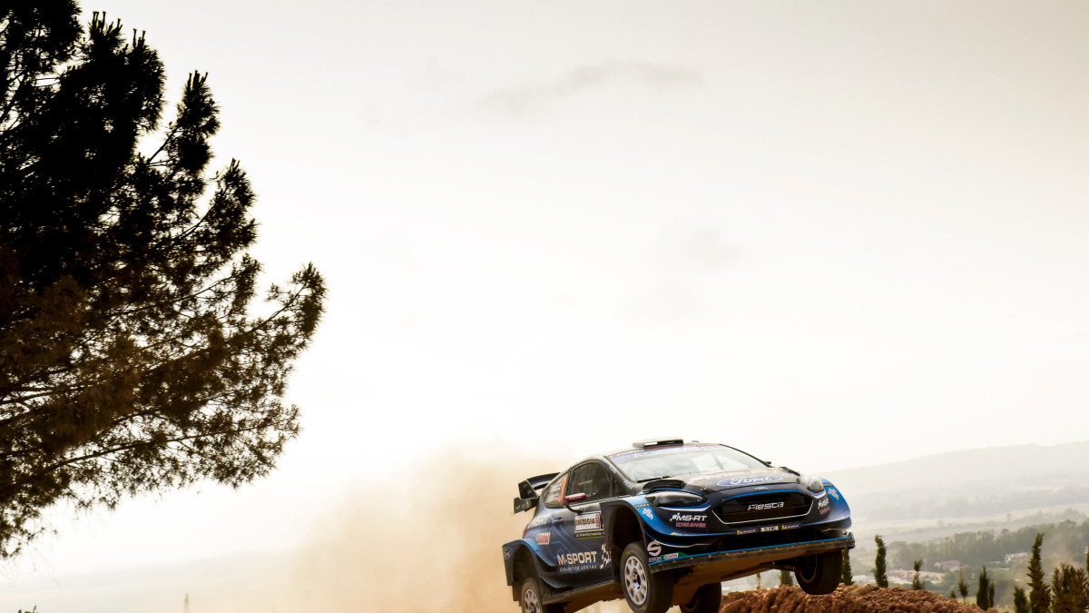 Teemu Suninen Sardinian MM-rallissa 2019