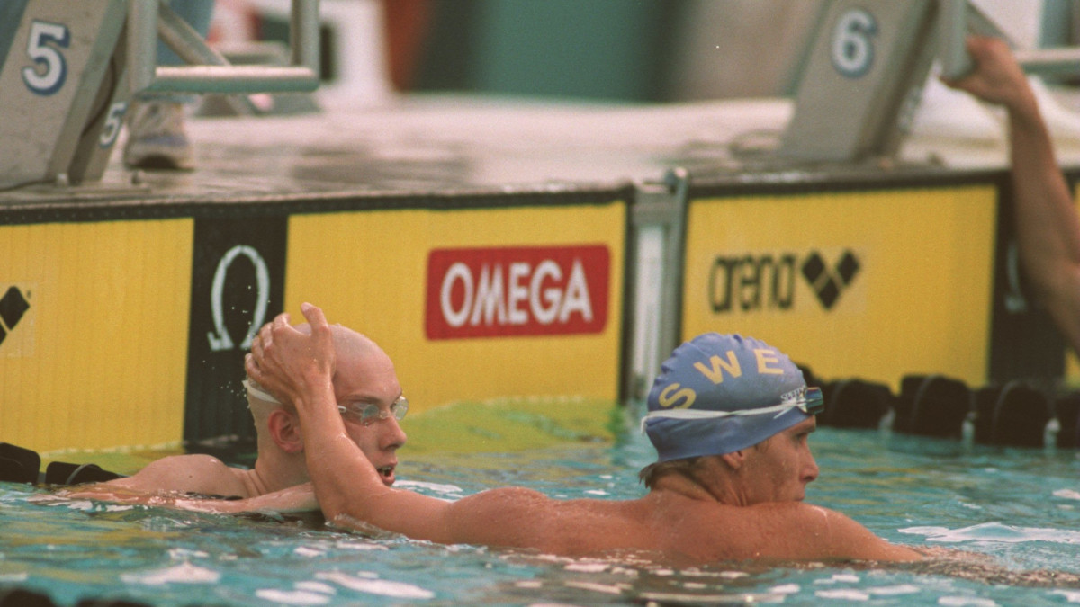Antti Kasvio ja Anders Holmertz vuonna 1994