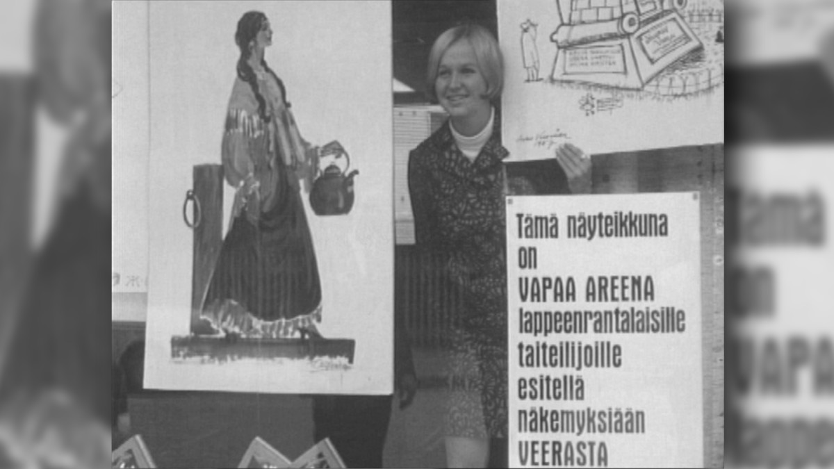 Kuva TV-ohjelmasta vuodelta 1967.