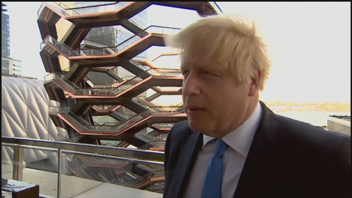 Boris Johnson New Yorkissa