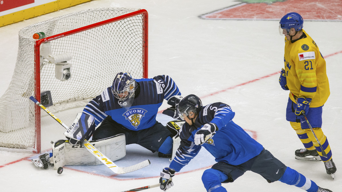 Justus Annunen, Mikko Kokkonen ja Nils Höglander, U20 2020