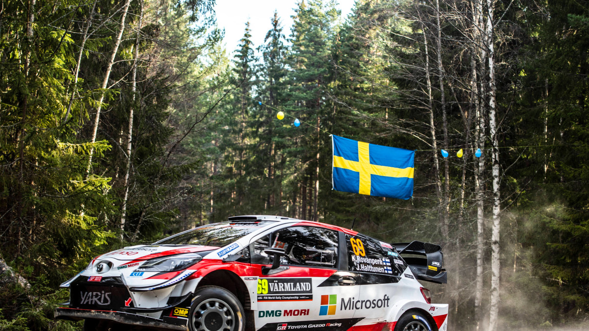 Kalle Rovanperä Ruotsin MM-rallissa 2020.