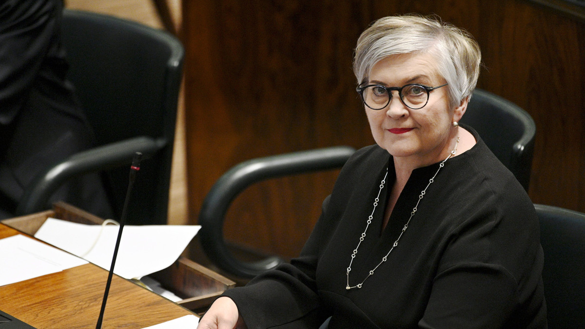 Kuvassa on kansanedustaja Anu Vehviläinen.