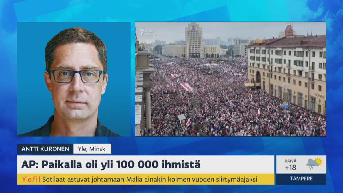 Antti Kuronen Yle Aamun suorassa